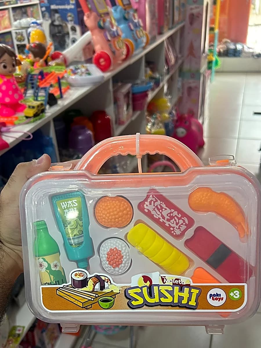 Kit Sushi Infantil com Maleta