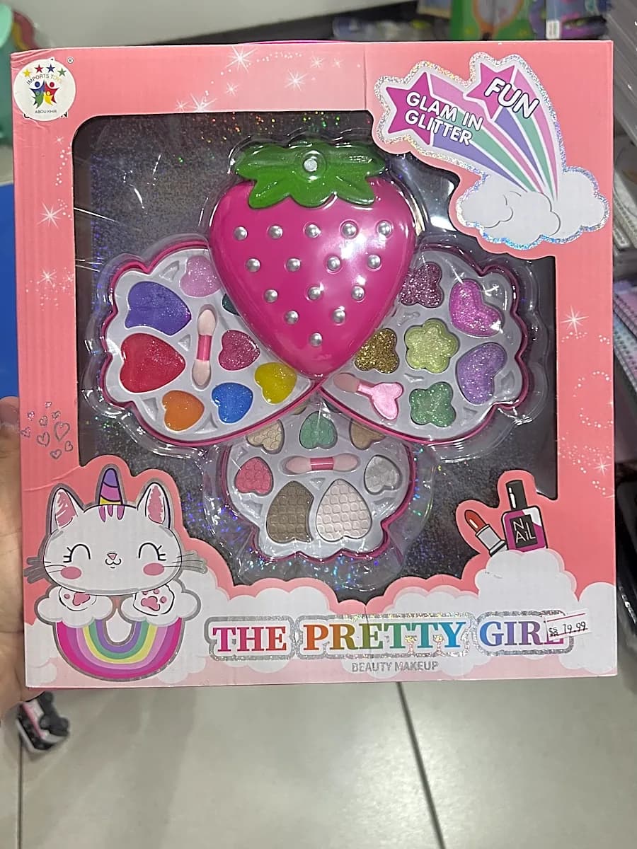 Kit Infantil The Pretty Girl Beauty Maquiagem Moranguinho