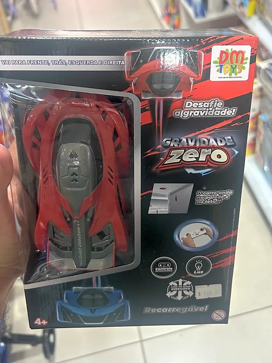 Carro Controle Remoto Gravidade Zero que Anda de Cabeça pra Baixo