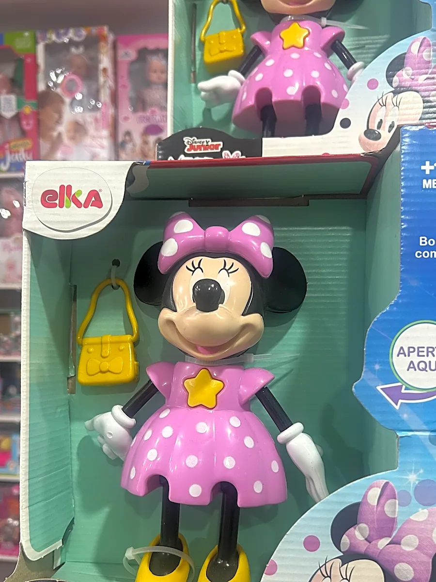 Boneca Minnie Disney Junior com Bolsinha Elka