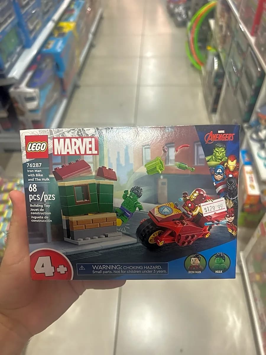 LEGO Marvel Homem de Ferro com Moto e Hulk (76287)