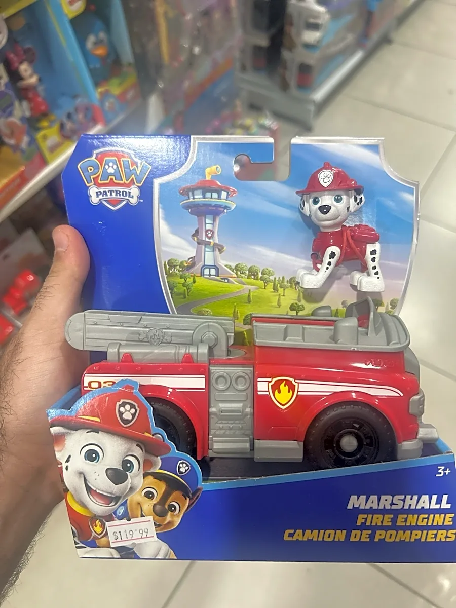 Patrulha Canina Marshall com Caminhão de Bombeiros