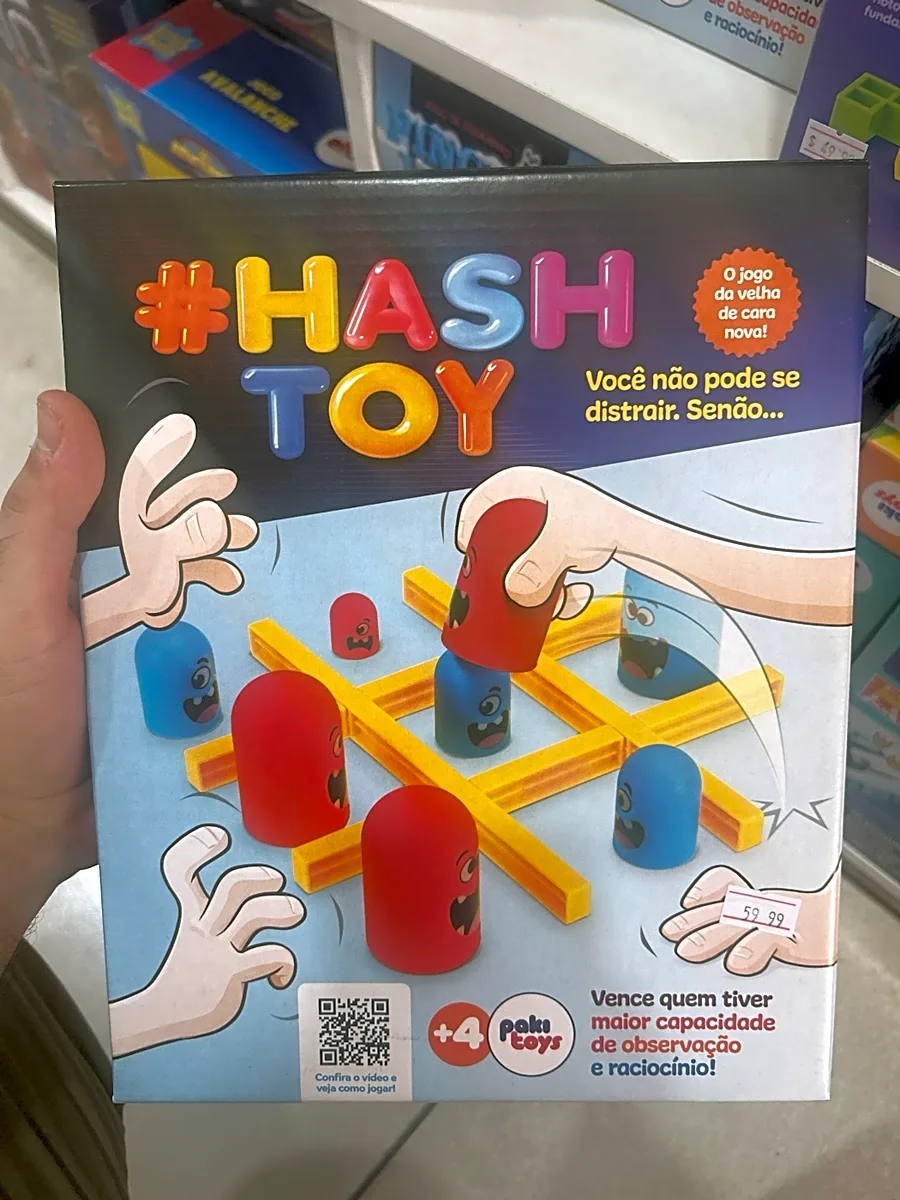 Jogo Hash Toy Jogo da Velha Paki Toys