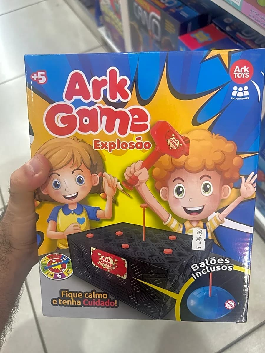 Jogo Ark Game Explosão com Balões Ark Toys