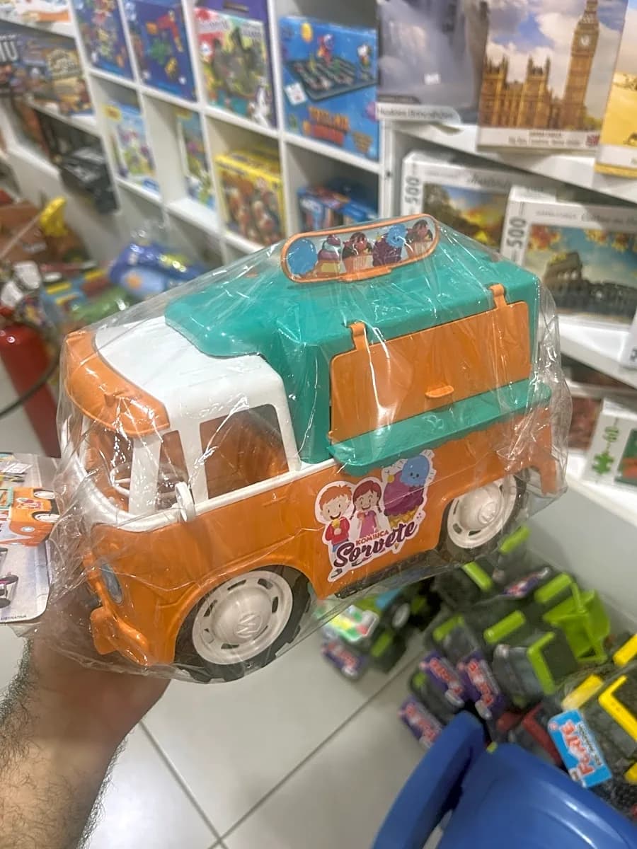 Kombica Sorvete Food Truck de Brinquedo