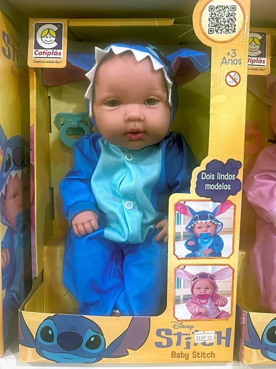 Boneca Baby Stitch Disney Cotiplás