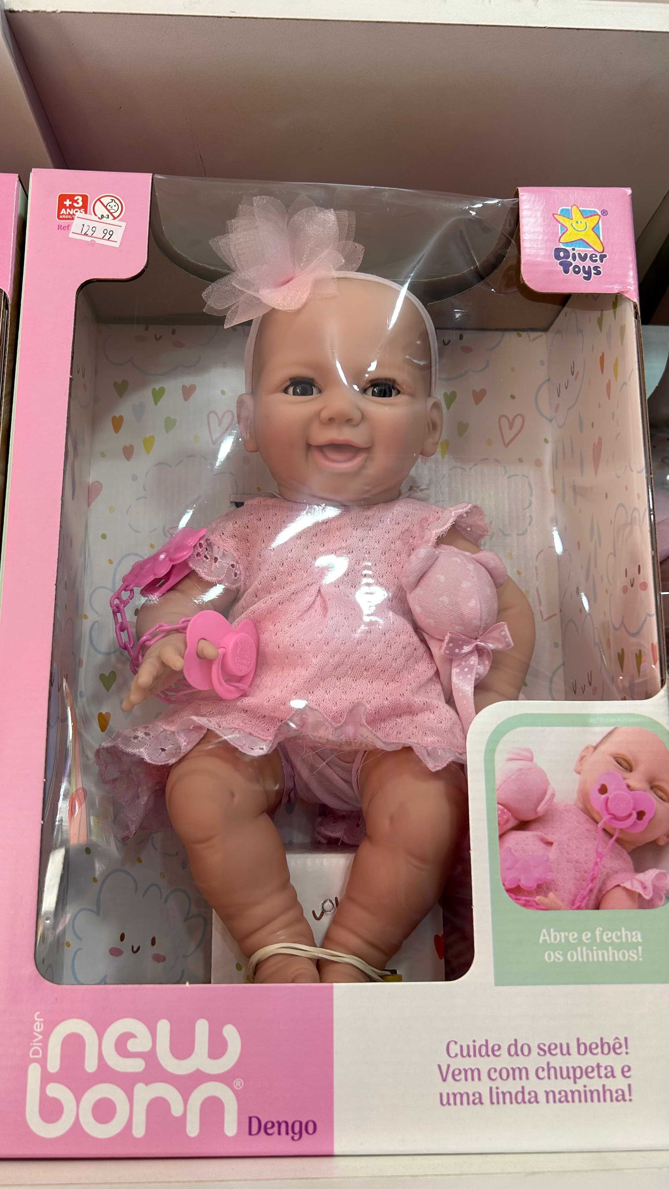 Boneca New Born Dengo