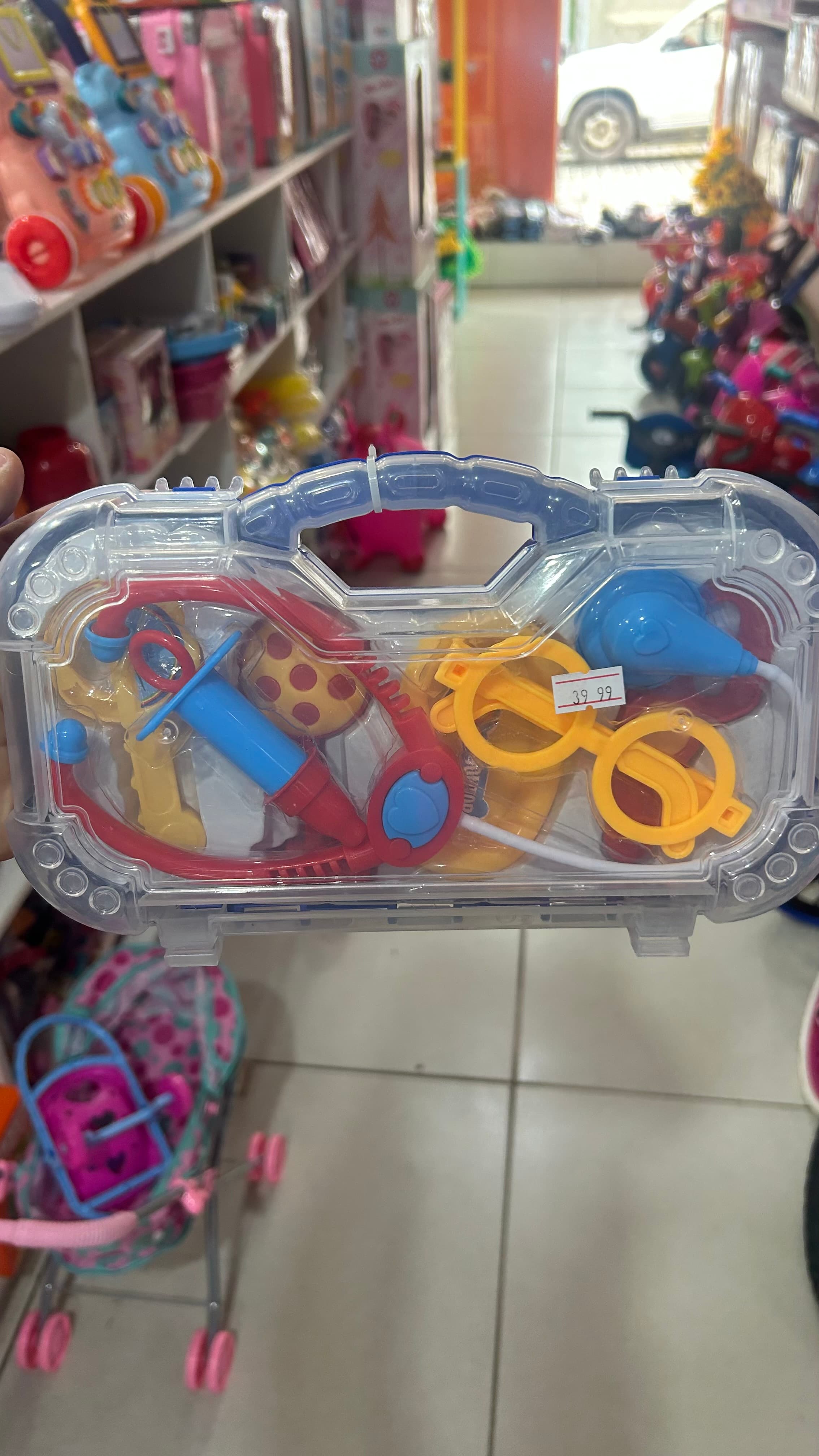Kit Médico Infantil com Maleta Azul