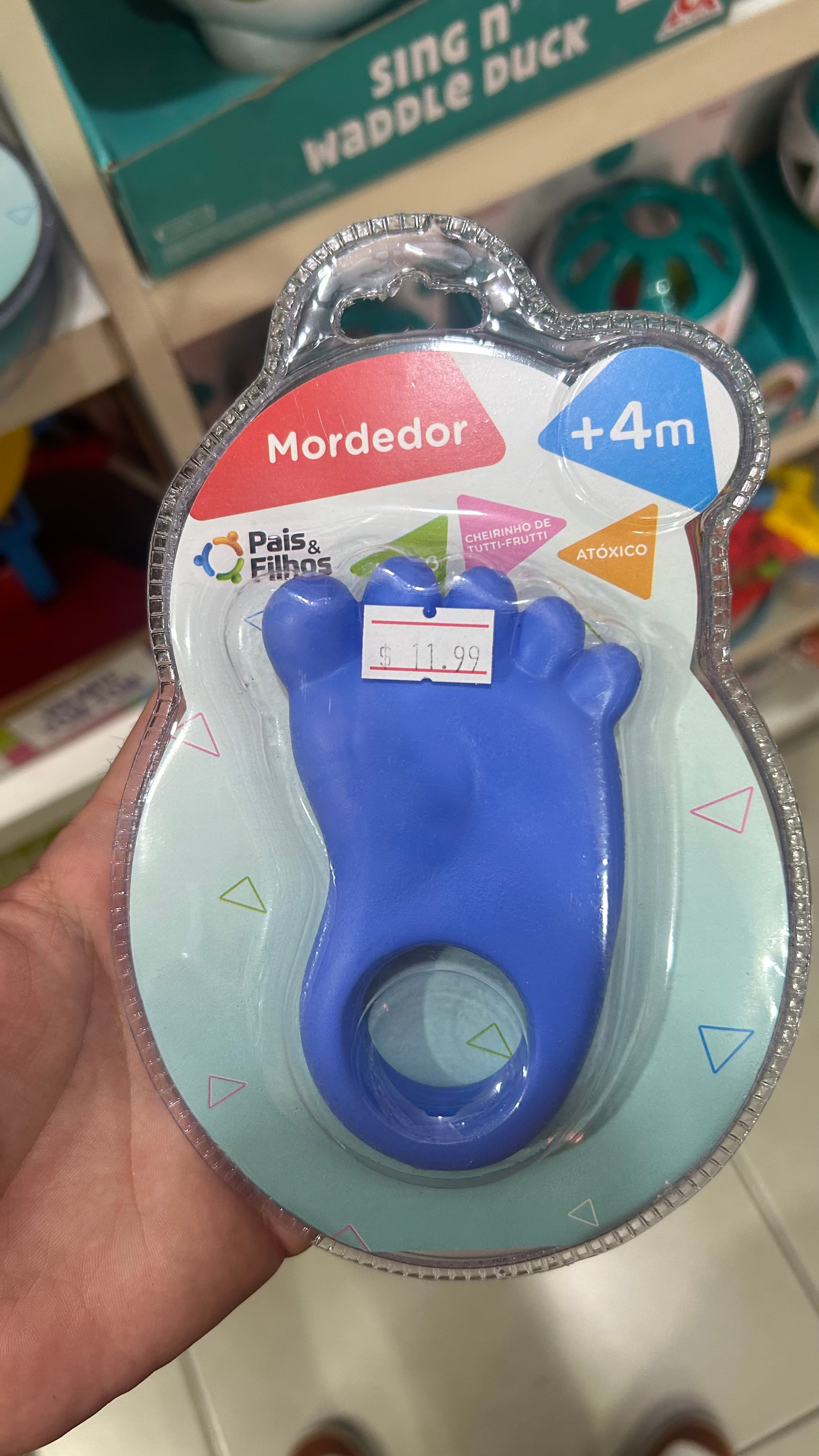Mordedor Pezinho Azul Pais & Filhos