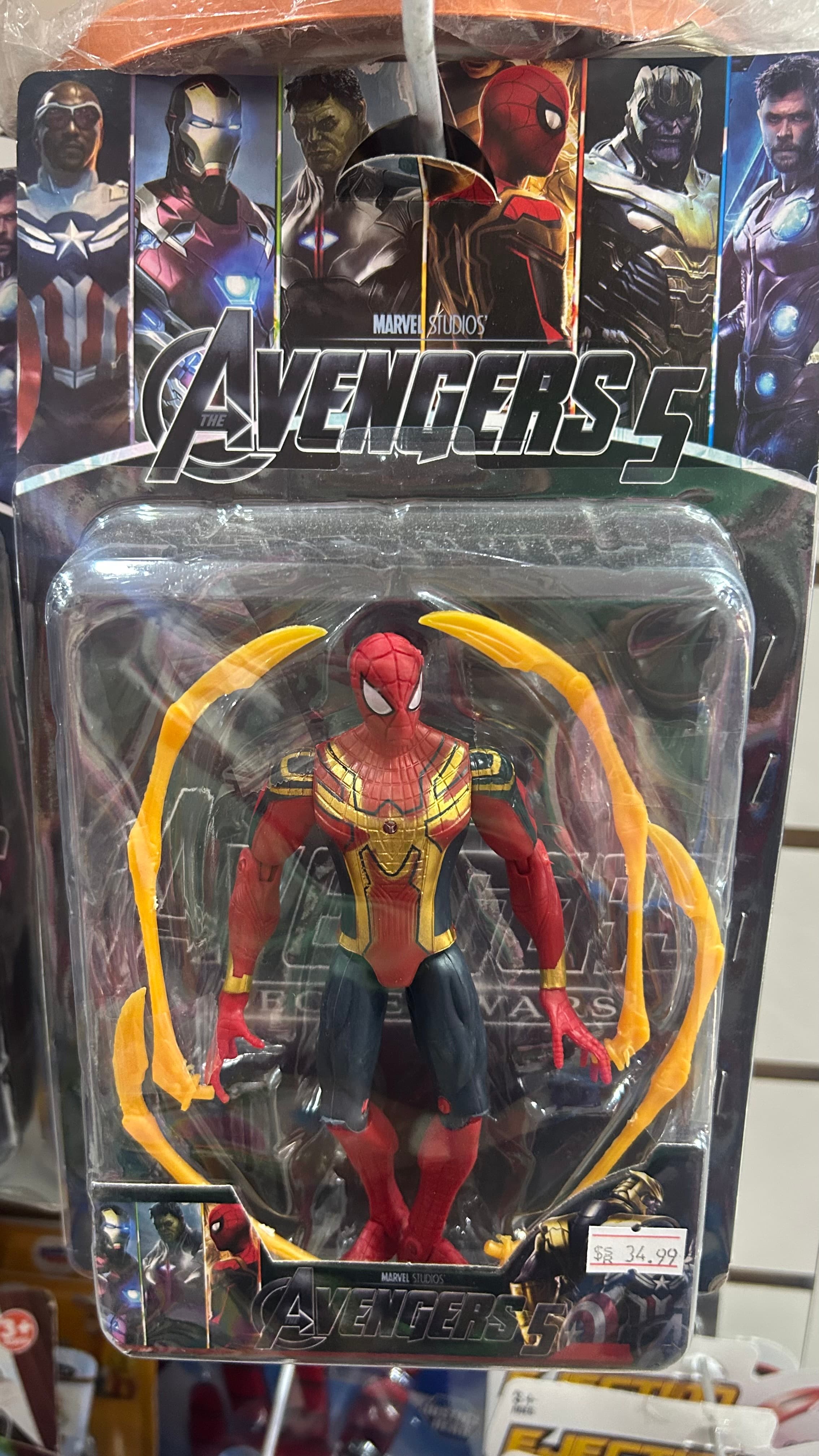 Boneco Homem-Aranha Avengers Infantil
