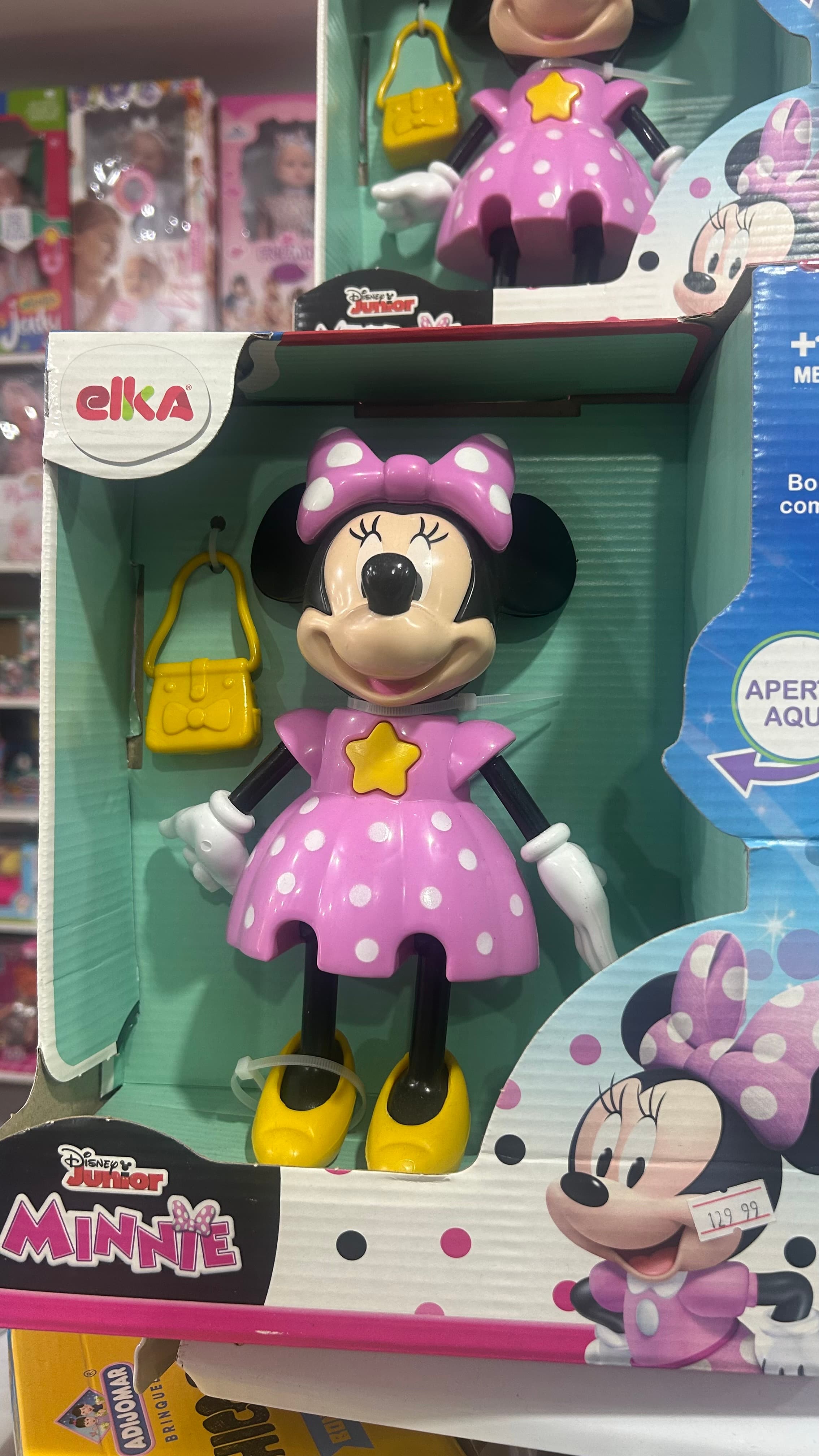 Boneca Minnie Disney Junior com Bolsinha Elka