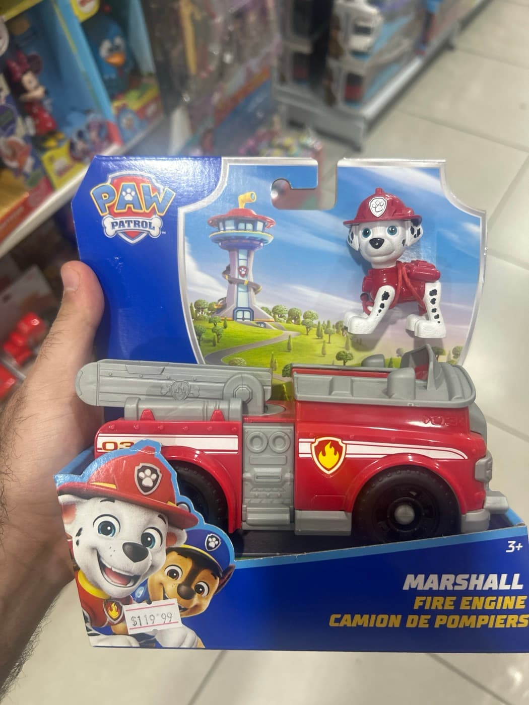 Patrulha Canina Marshall com Caminhão de Bombeiros