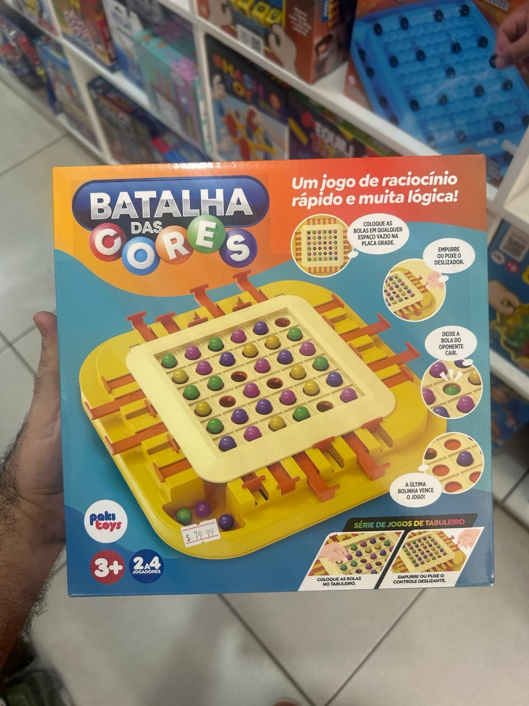 Jogo Batalha das Cores Paki Toys