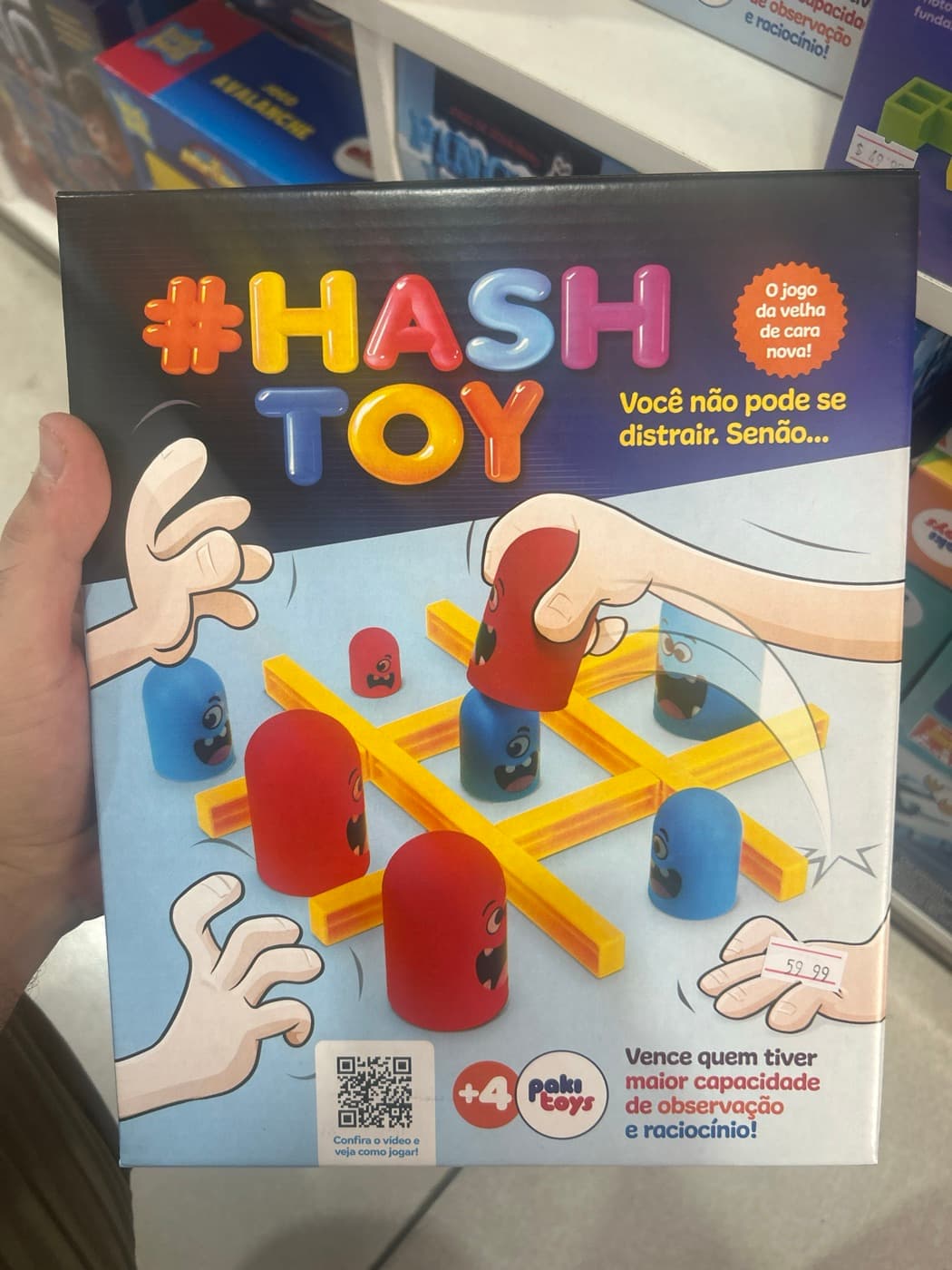 Jogo Hash Toy Jogo da Velha Paki Toys