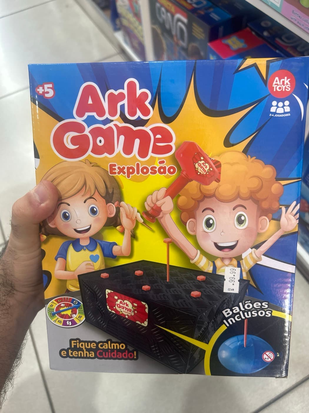 Jogo Ark Game Explosão com Balões Ark Toys
