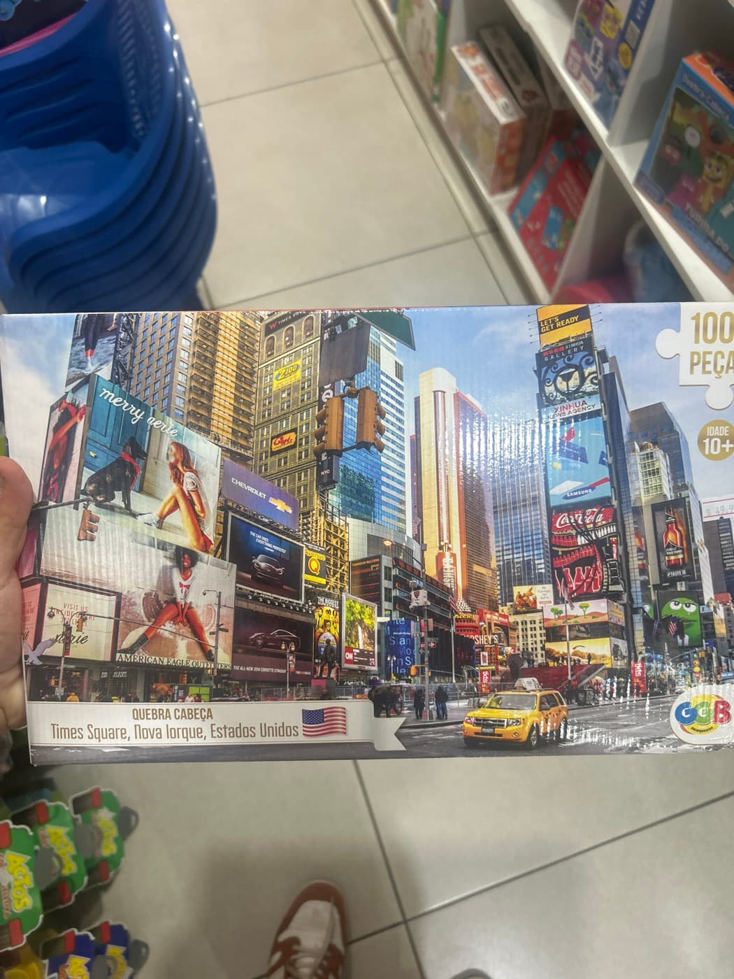 Quebra-Cabeça 1000 Peças Times Square Nova York GGB